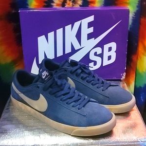 Nike SB Zoom Blazer Low GT Blue Gum Skate Shoes